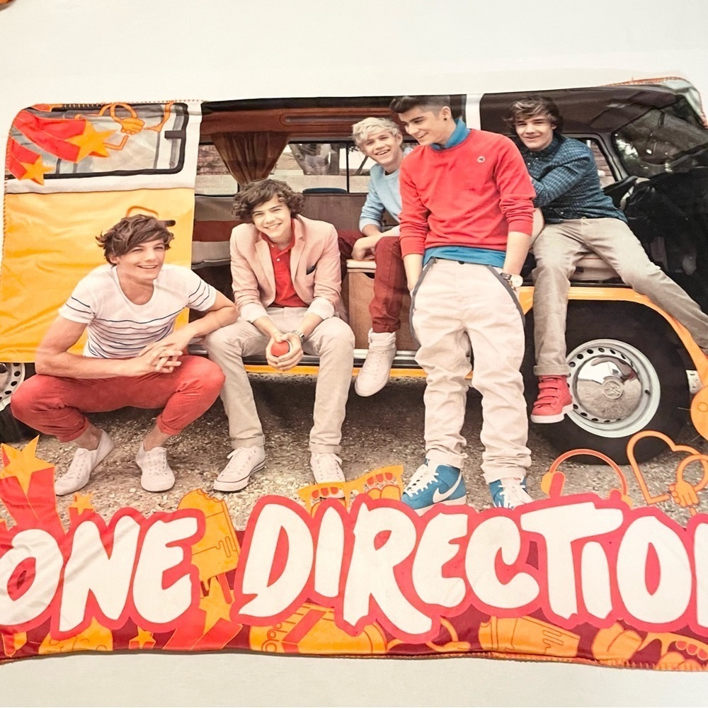One Direction 1D Band Members Fleece Blanket